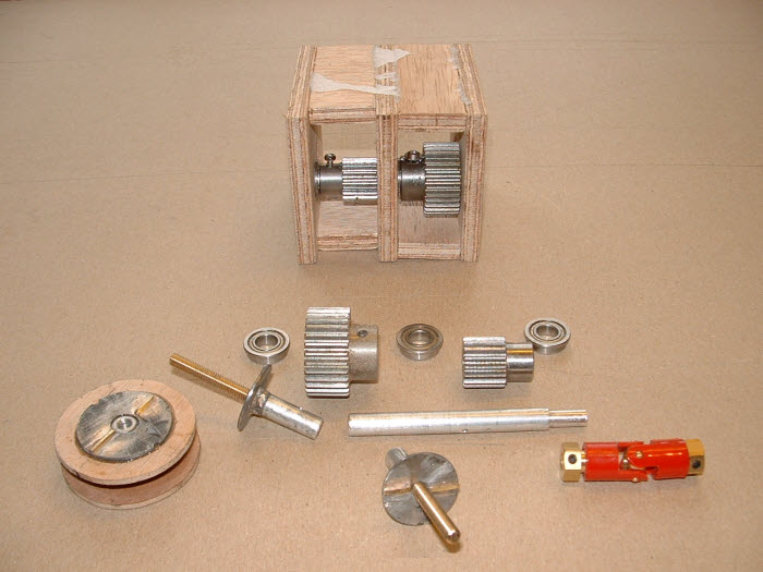 Servoless winch gearbox 